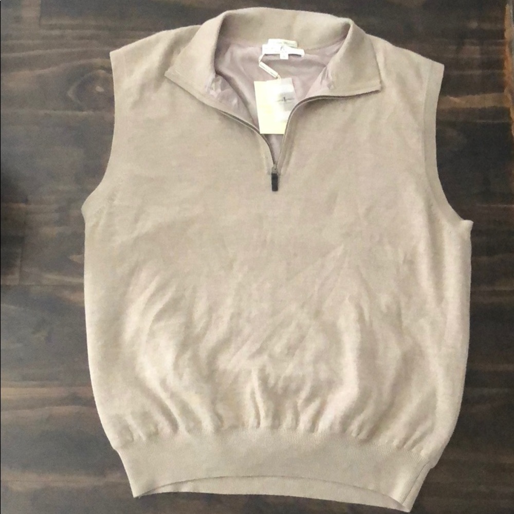 Men’s 1/4 zip merino windvest